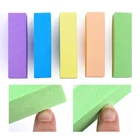 10 шт., цветные полировальные губки для ногтей, пилки для ногтей, инструмент для полировки ногтей