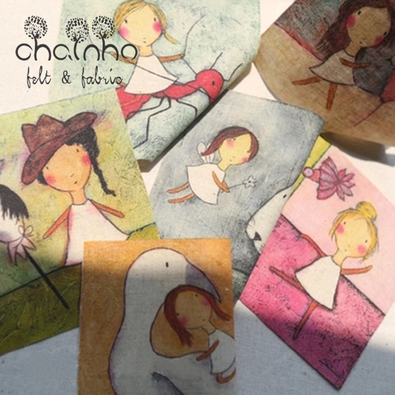 Окрашенная вручную ткань из хлопка и льна для рукоделия шитье Квилтинг женское