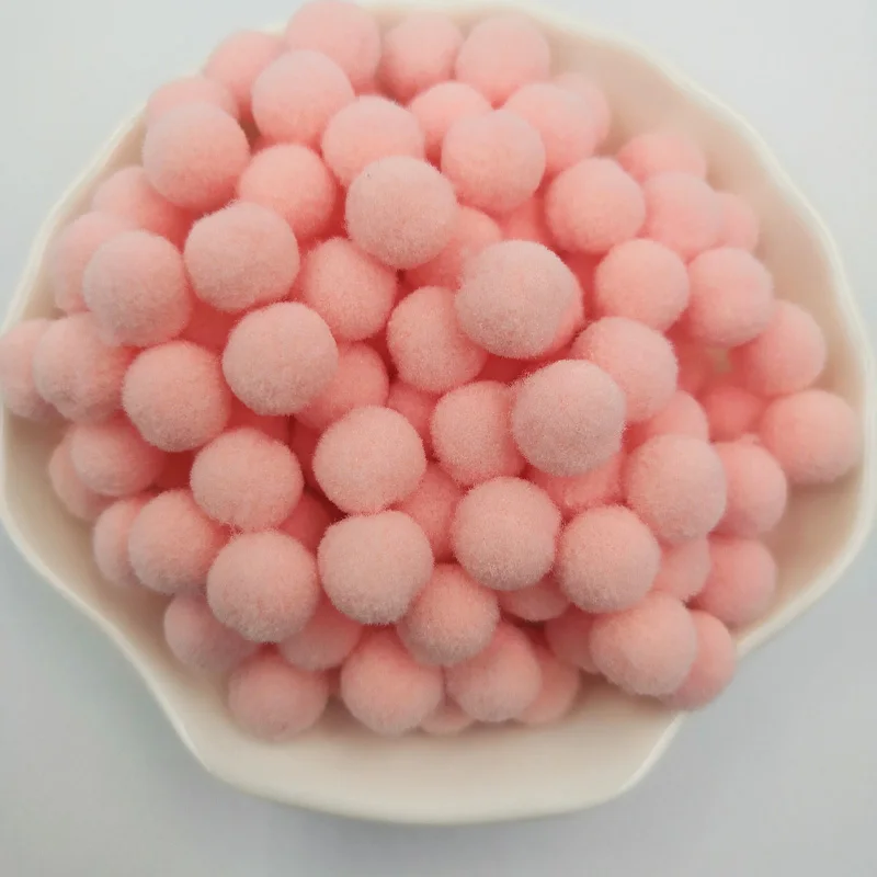 100 шт./пакет 10/15/20/25 мм Мини пышная Нижняя Pom Poms помпонами ручной работы для детей игрушки свадебный Декор DIY товары для шитья и рукоделия