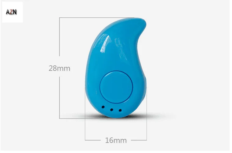 AZN S530 Mini Wireless Bluetooth Earphone in ear Sports with Mic Earbuds Handsfree Headset Earphones Earpiece for iPhone 7 | Электроника