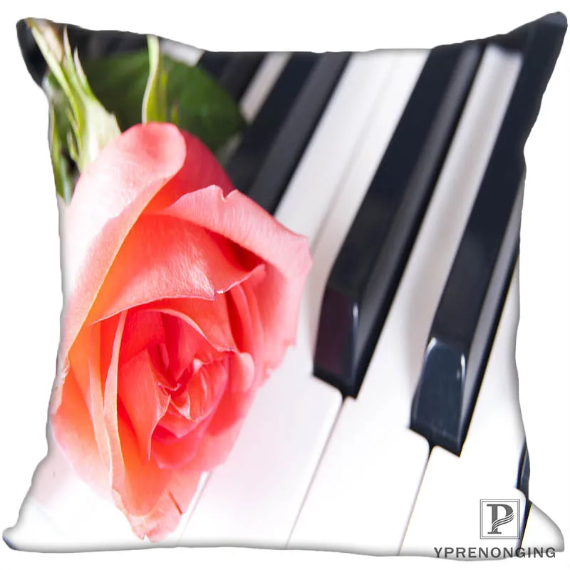 Square Pillowcase На заказ красная роза с каплями воды квадратная Наволочка на заказ на молнии чехол для подушки 35X35,40x40,45x45 см(одна сторона) 180522-02-7 - Цвет: Square Pillowcase