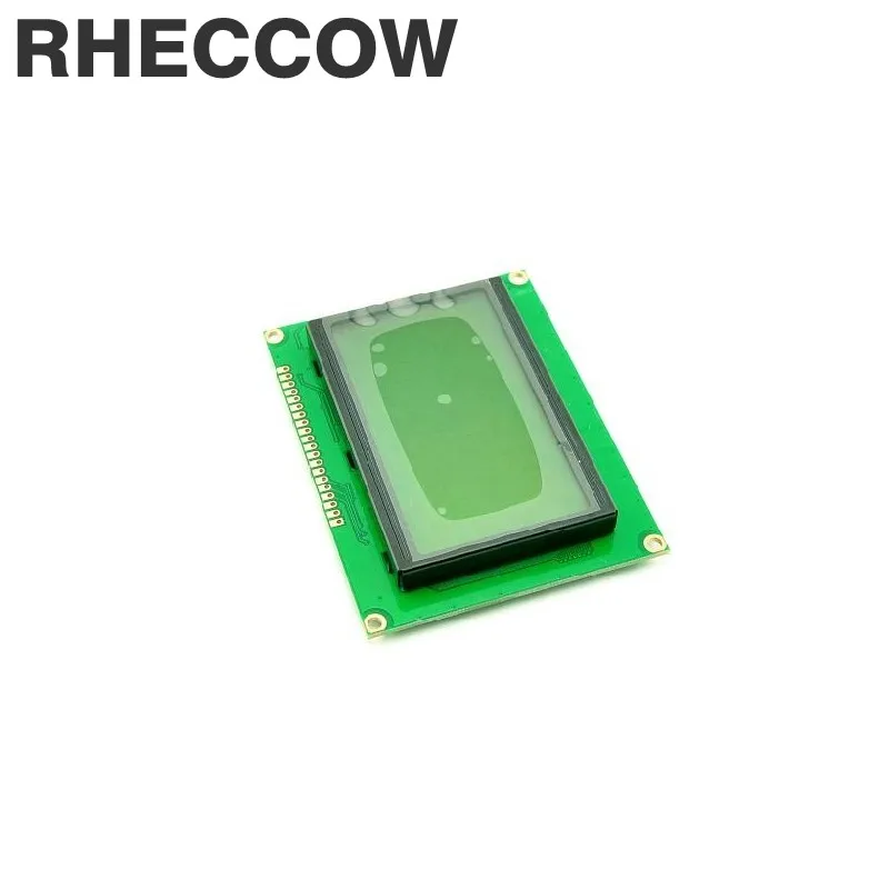 Символьный ЖК-модуль RHECCOW 5 В LCM 12864 128*64 желтый зеленый цвет подсветка точки