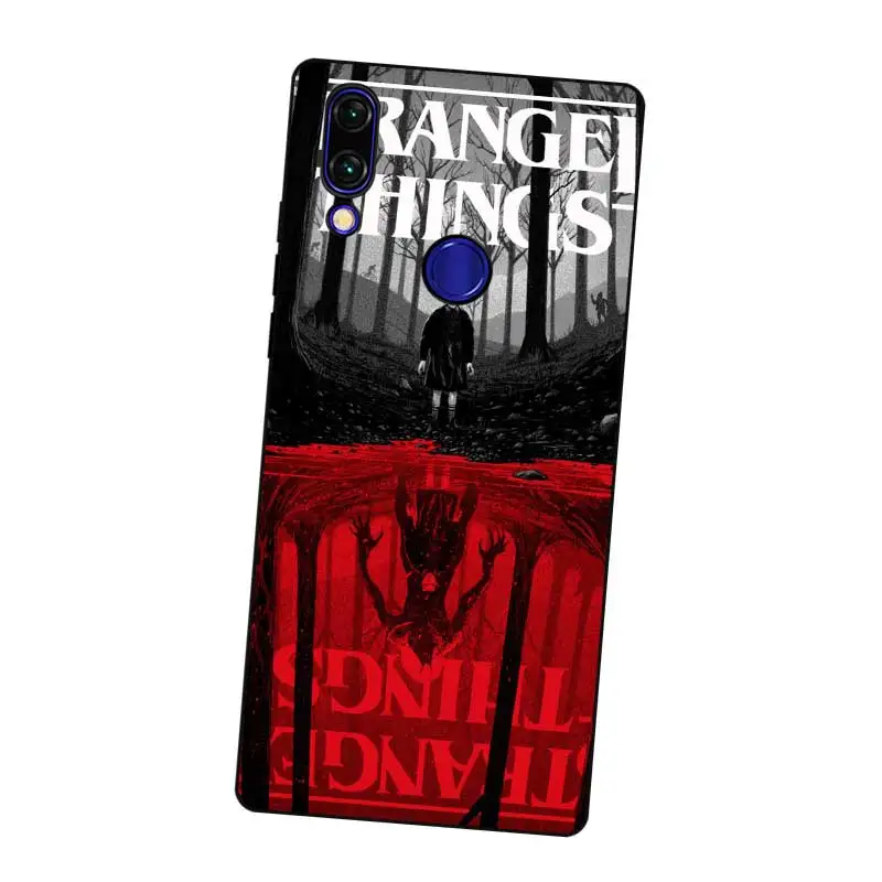 N421 Stranger Things Fear Black Silicone Case Cover For Xiaomi Redmi Note 3 4 4X 5 5A 6 7 Pro Global |