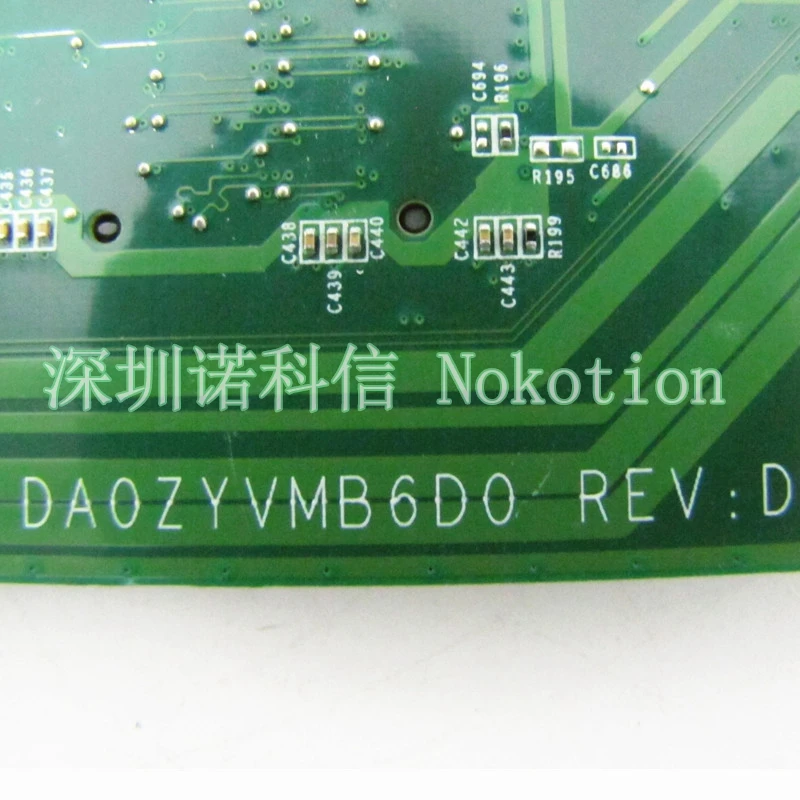 NOKOTION DA0ZYVMB6D0 NBMND11003 NB. MND11.003 материнская плата для ноутбука acer aspire E5-721 Quanta A4-6210 DDR3 основная плата работает
