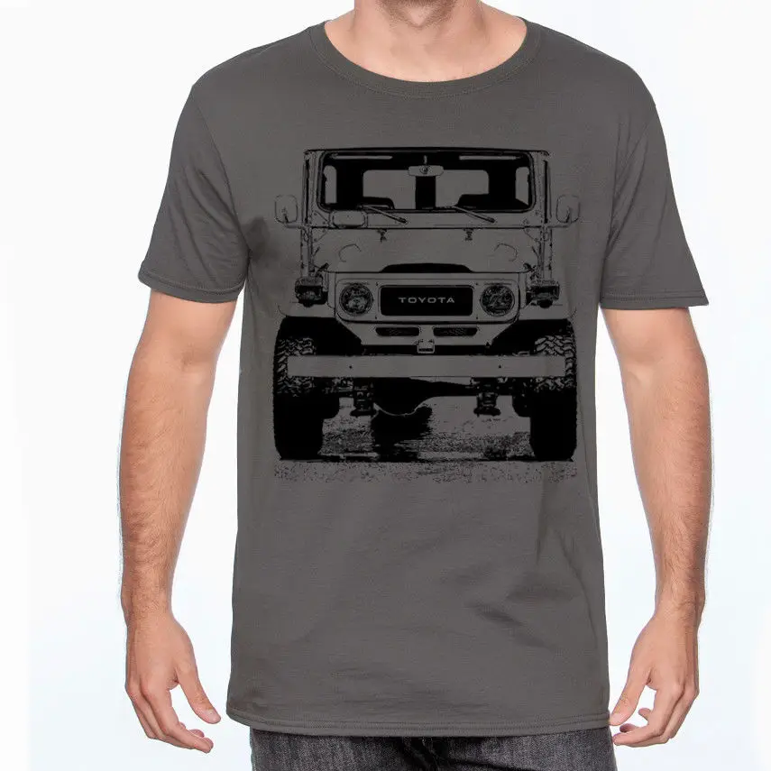 Toyo FJ40 Land Cruiser 40 мягкая хлопковая бездорожья Новая летняя модная футболка