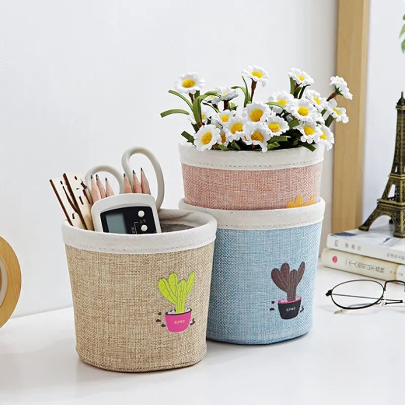 Новая корзина для хранения DIY рабочего стола Складывания Белья коробка игрушек