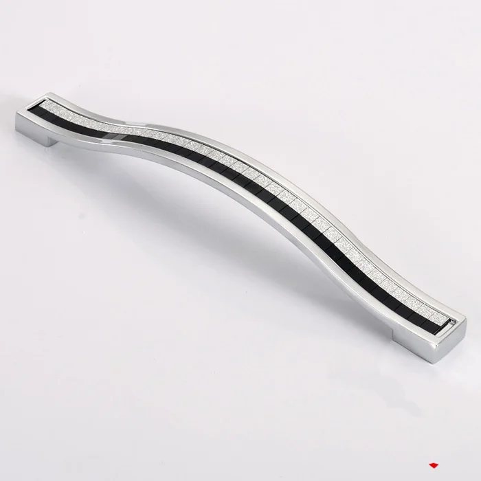 160 мм ручки ящика из цинкового сплава с кристаллами для кухонного шкафа выдвижная