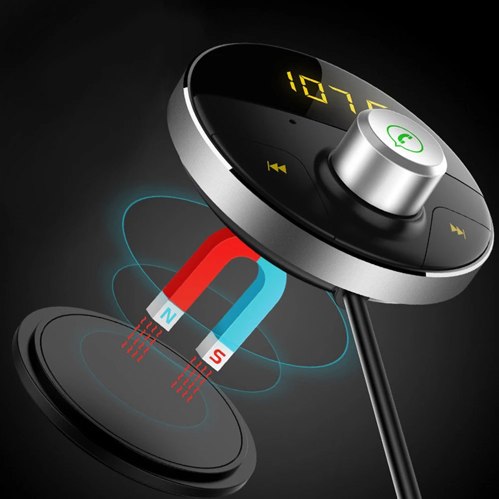 Автомобильный комплект громкой связи с Bluetooth 3 5 мм автомобильный разъемом Aux