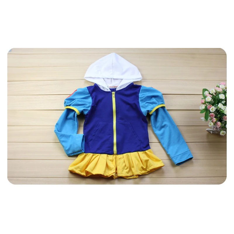 Spring Autumn Girls Coats Jackets Kids Hooded Coat Party Elsa Anna Baby Costumes Children Clothing Clothes Outwear | Детская одежда и