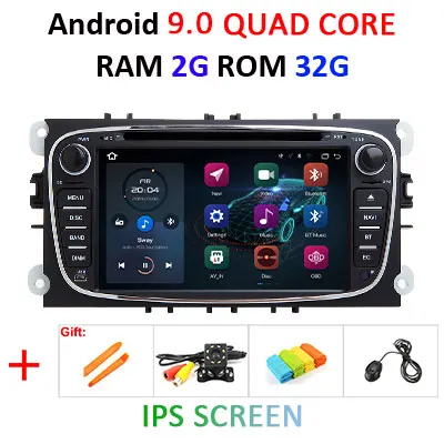 9.0 2G 32G IPS-B DSP ips экран 4G 64G android 9,0 2 din Автомобильный мультимедийный плеер для FORD FOCUS Mondeo S-MAX C-MAX Galaxy kuga gps стерео - Цвет: 9.0 2G 32G IPS-B