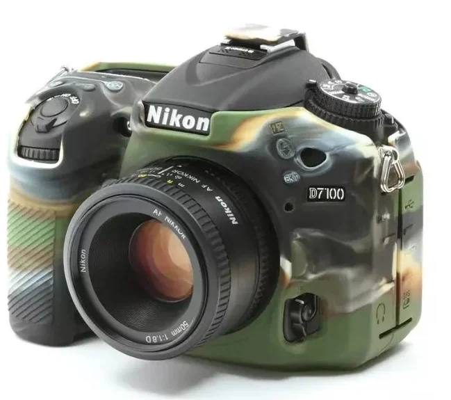 Новый мягкий силиконовый чехол для камеры Nikon D7100 D7200|camera protection|soft silicone rubber camerasilicone