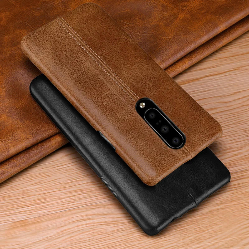Чехол для OnePlus 7/ Pro чехол из натуральной кожи 6 6T роскошный кожаный накладка с