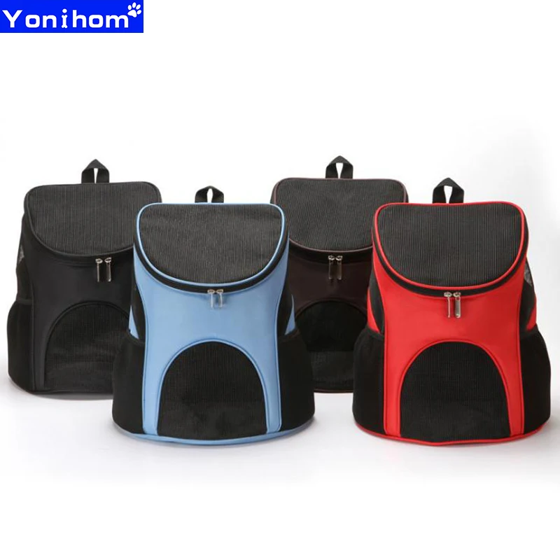 

Outdoor Pet Dog Carrier Bag Pet Dog Front Bag New Out Double Shoulder Portable Travel Backpack Mesh Backpack Head Dog Bag Travel