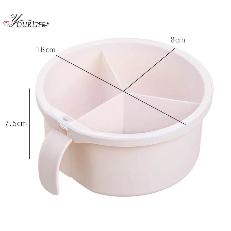 OYOURLIFE 1pcs Three Grid Spice Jar Seasoning Box Kitchen Storage Container Jars Salt Pepper Cumin Powder Tool | Дом и сад