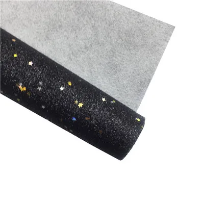 black 20*30 см блестящие искусственная кожа A4 Искусственная кожа листы с блестками ткань для художественного оформления ногтей, ручная работа для сумки, обувь - Цвет: black