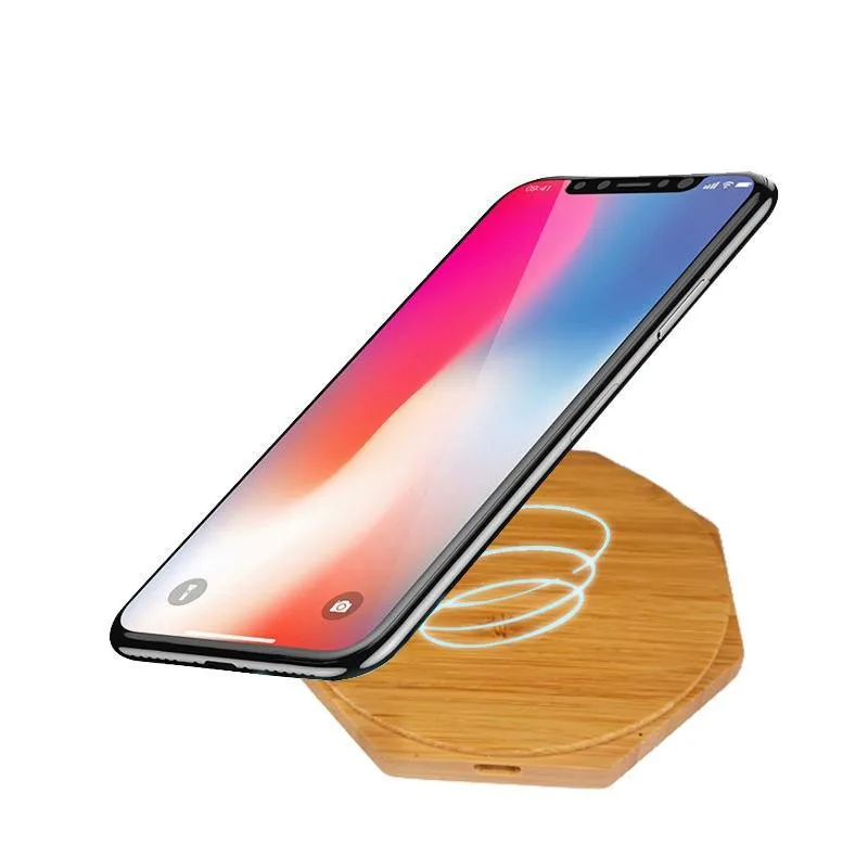 Беспроводное зарядное устройство MAXSHARER Qi для Apple iPhone 7 8 Plus X беспроводное Samsung