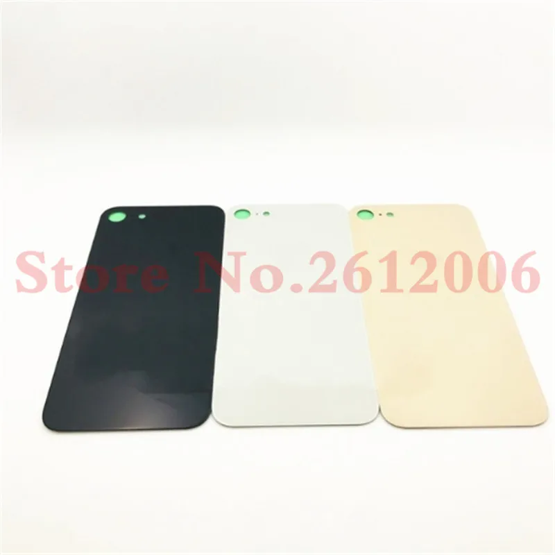 Чехол на заднюю панель для iphone 8, Сменный Чехол на заднюю стеклянную батарейку+ клейкая наклейка с логотипом