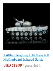 Henglong 1/16 зеленый 6,0 версия инфракрасный боевой Leopard2A6 rc Танк 3889 отдача ствола металлический трек Резина TH12771