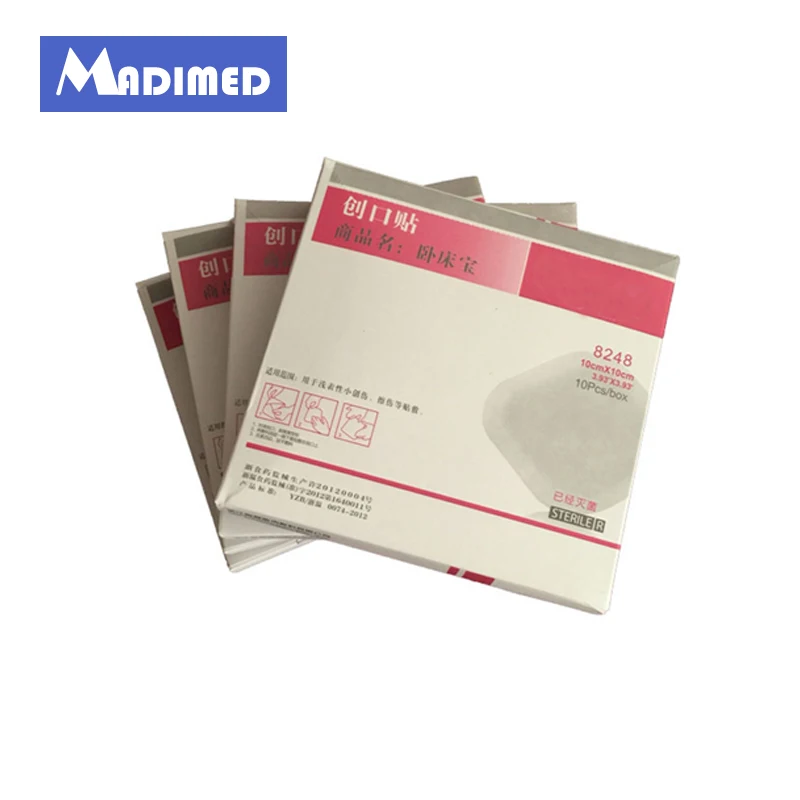 10Pcs/Box 10cm*10cm Adhesive Bedsores Prevention Dressing Stickers Prevent Pressure Sores Ulcer Promote Blood Circulation |