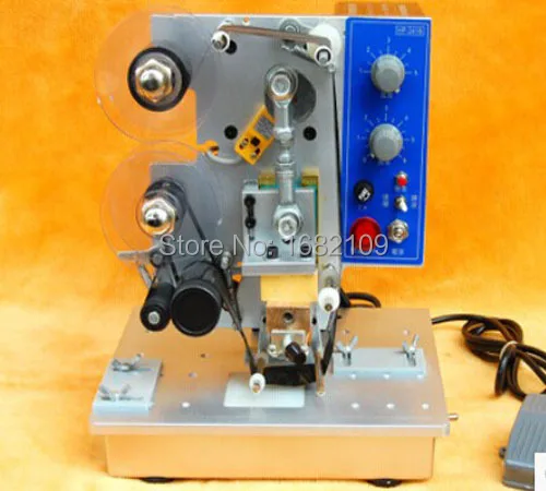 Горячая Распродажа печатная машина с датой принтер лента горячей штамповкой + 26