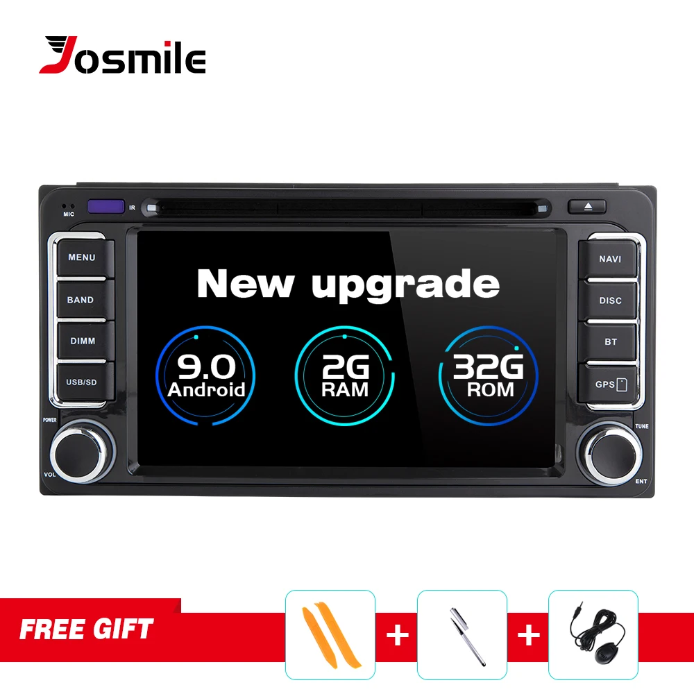 2 din Автомобильный Радио gps Android 9,0 dvd-плеер для Toyota Avensis Land Cruiser 100 200 Prado 120 150 Раш Corolla Yaris Hilux