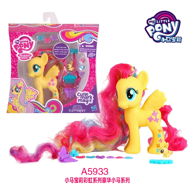 Hasbro My Little Pony игрушки фигурка Лиа модная Радужная модель кукла для девочки подарок