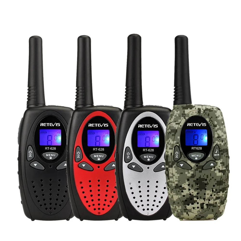 4 цвета Retevis RT628 мини рация 2 шт. для детей + 1Pin гарнитура 0 5 Вт PMR детская