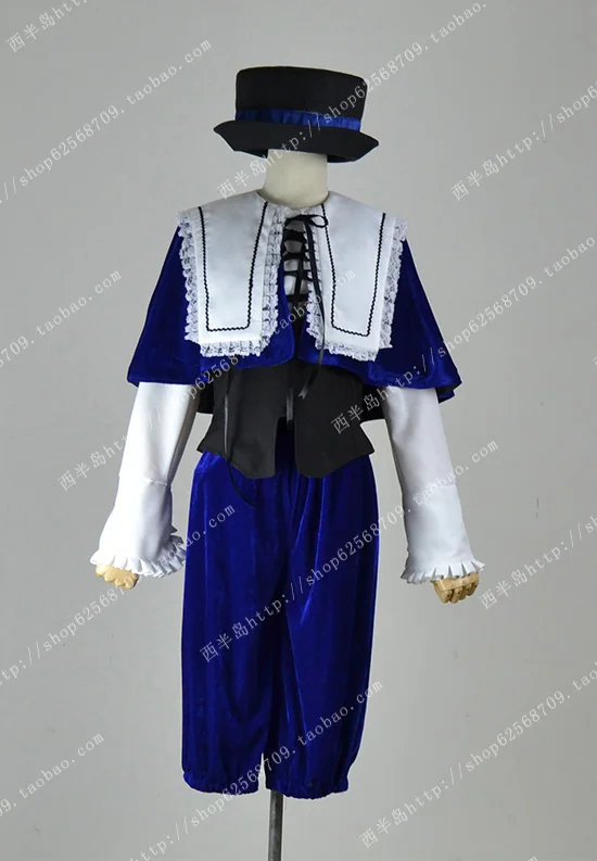 Костюм для косплея Rozen Maiden Souseiseki Lapislazuli Stern из аниме на заказ голубая Униформа с