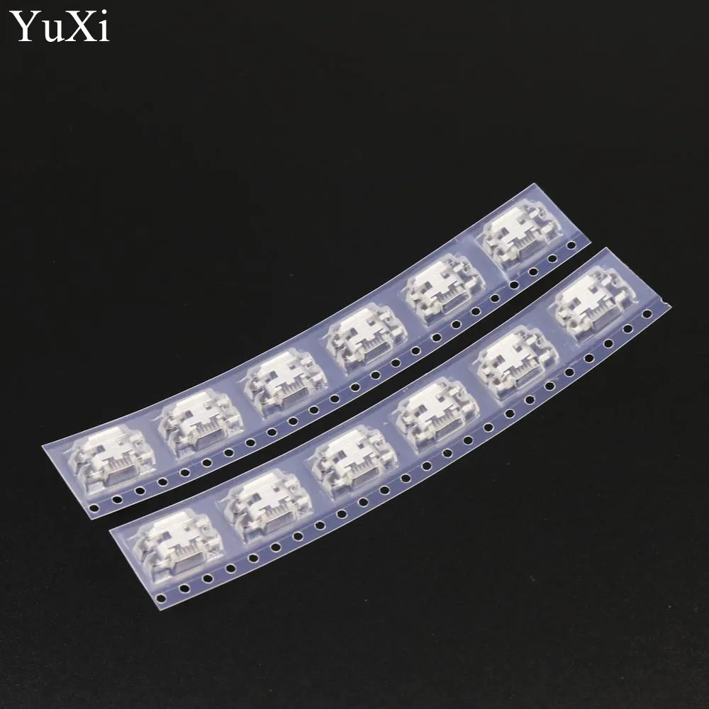 YuXi 100 шт./лот разъем Micro USB постоянного тока зарядный порт питания 7pin для Prestigio Multipad
