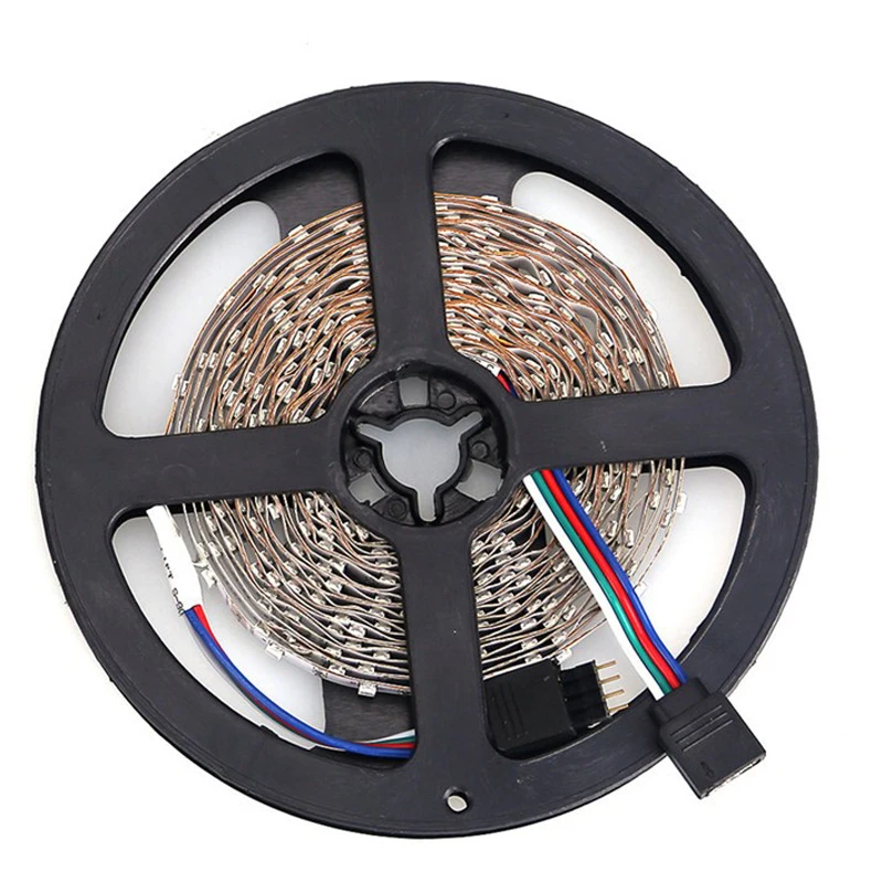DHL 5 м 300LED SMD2835 гибкая светодиодная лента 12В неводонепроницаемая Диодная RGB белый