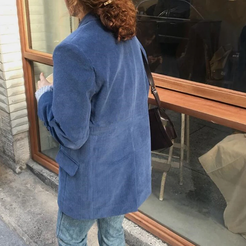 Вельветовый костюм в гонконгском стиле ретро Женский Повседневный утепленный