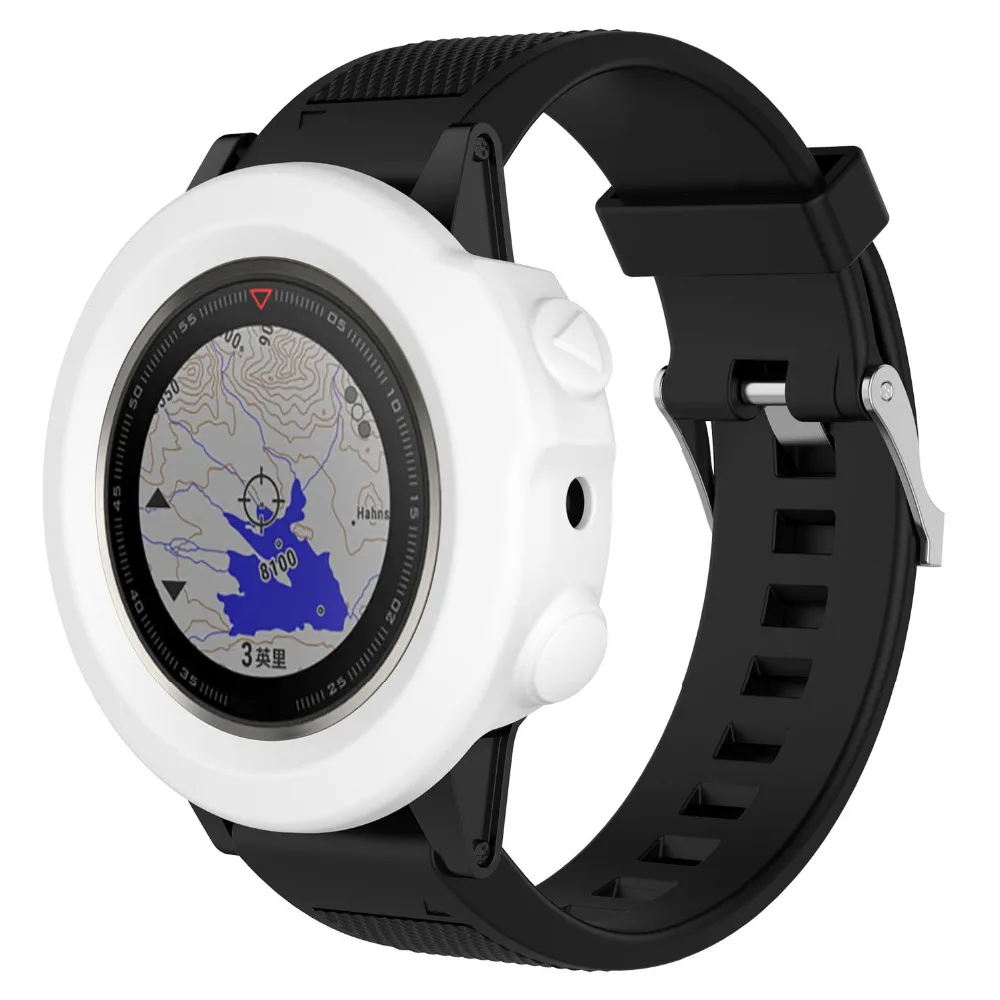 Модный мягкий силиконовый защитный чехол для Garmin fenix 5X/5X Plus s спортивных часов с