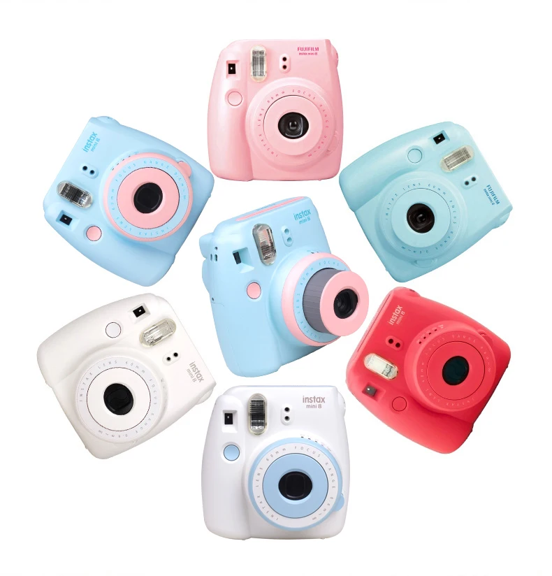 Fuji Instax Mini 8 Камера фиолетовый виноград мгновенный Плёнки Fujifilm фото instantphoto камеры
