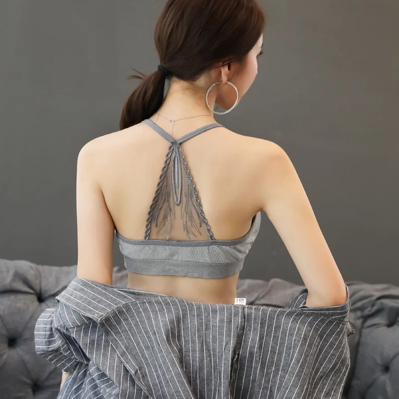 

New Fashion Women's Tube Top Spring and Summer Ice Ribbon Sling Short Sport Off Shoulder