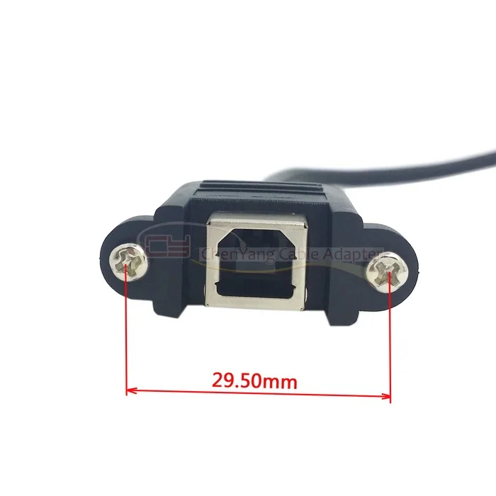USB 2 0 B Тип папа к женскому принтеру сканер жесткий диск удлинитель Кабель с