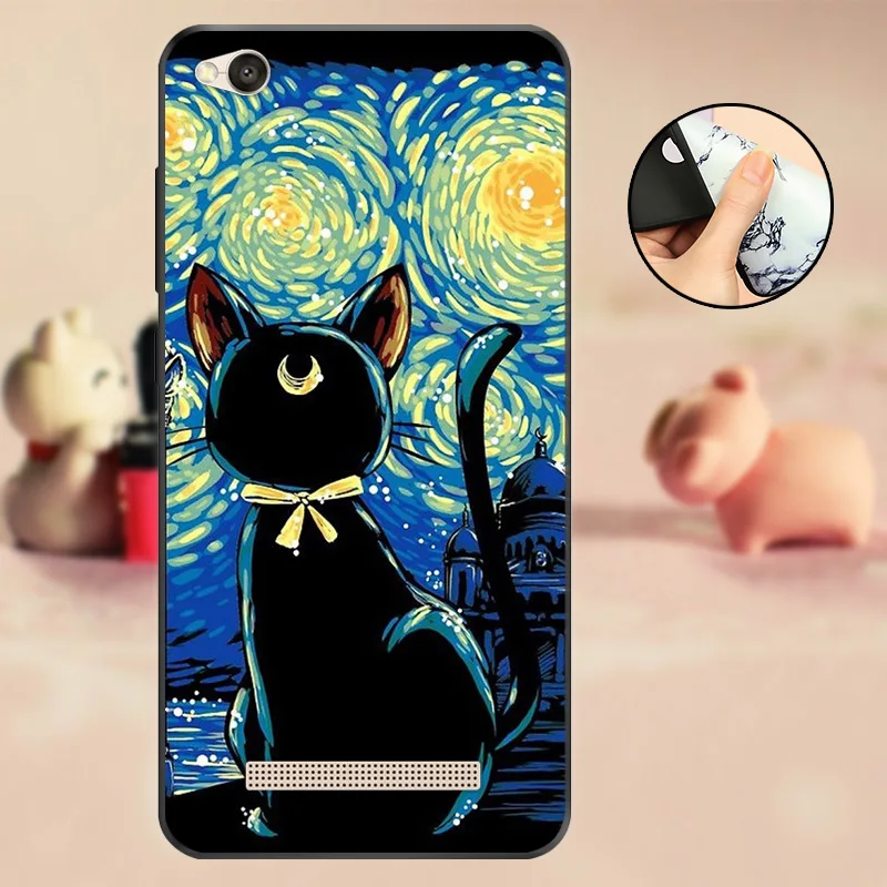 GFGMJ Мягкий ТПУ чехол для телефона для Xiaomi Redmi 4A Чехол черный протектор для Xiaomi Redmi 4A чехол для Xiomi Redmi 4A бампер чехол Fundas Capa - Цвет: GFGMJ