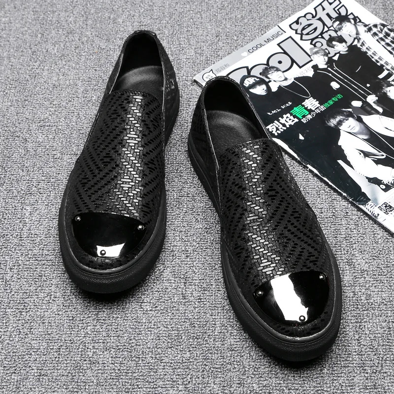 Sequined Silver Gold Crocodile Shoes Men Luxury Real Pattern Leather Casual Flats Fashion Single Low Cut Sapato Masculino | Обувь