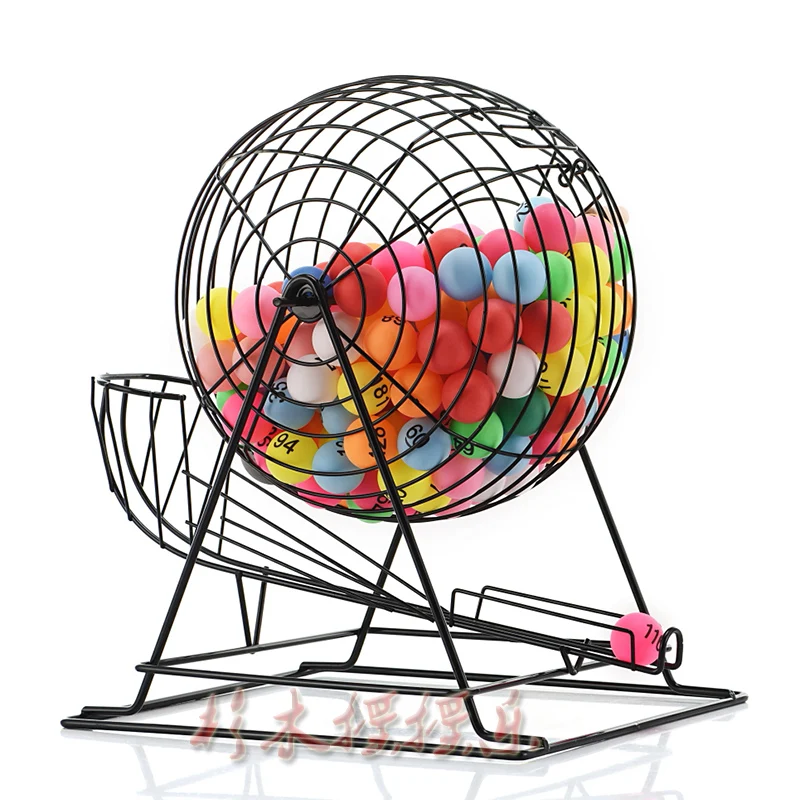 

2018 Lottery turntable machine 200pcs ball props non-electric lottery machine