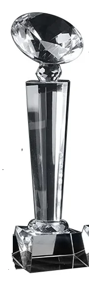 D 25cm Хрустальный трофей на заказ, чашка в качестве приза, Хрустальная награда, Спортивная кинопремия, дропшиппинг, хрустальные заказчики, встроенные украшения для дома - Цвет: D 25cm