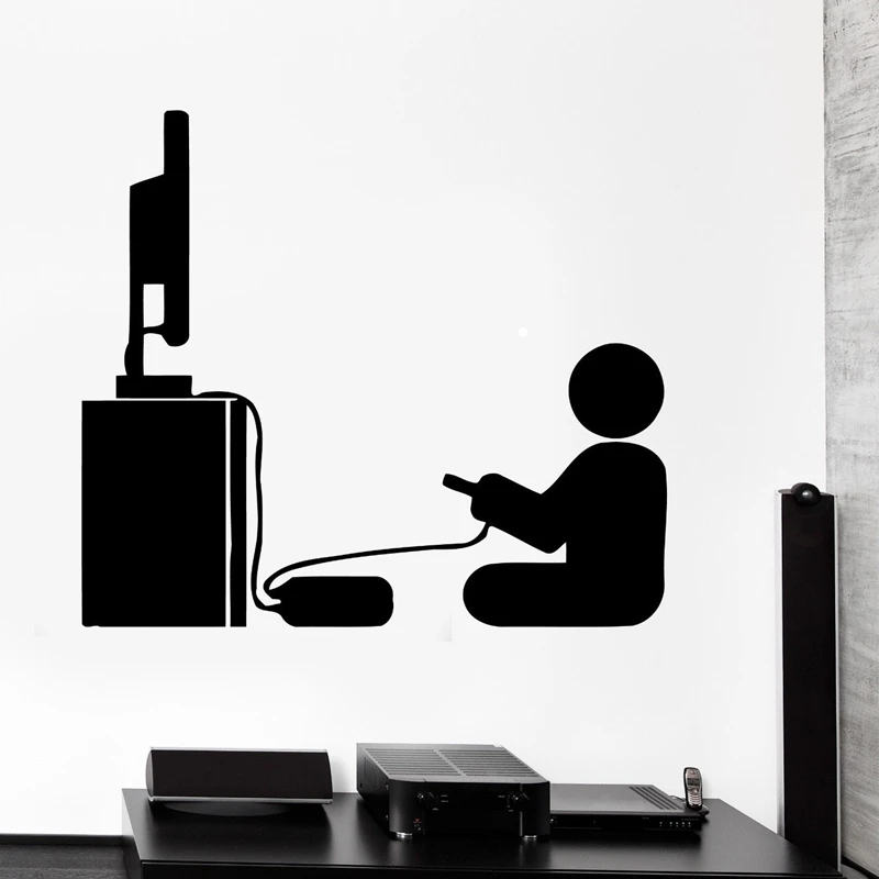 Видео игра наклейка игровая комната Наклейки Плакаты игровой тематики геймер