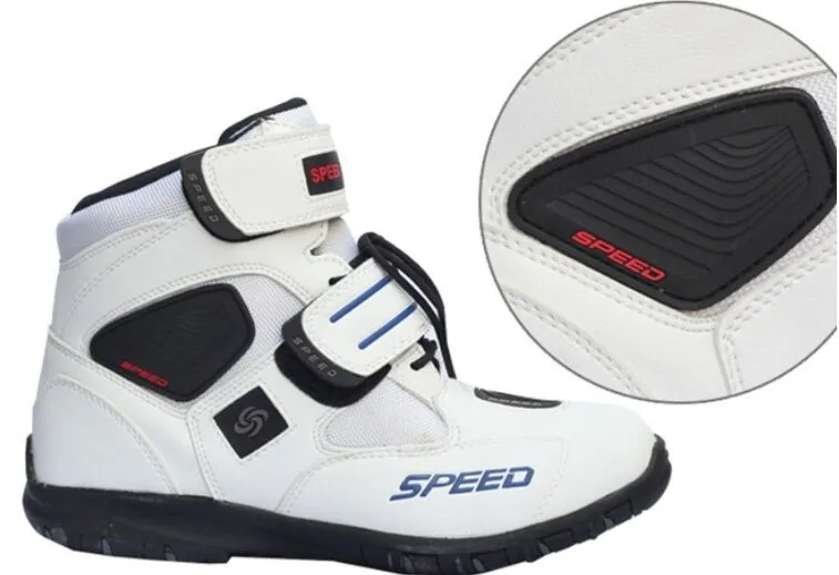 Черные мотоциклетные ботинки; botas speed Boot; байкерские ботинки; Botas Moto; гоночные мотоциклетные ботинки