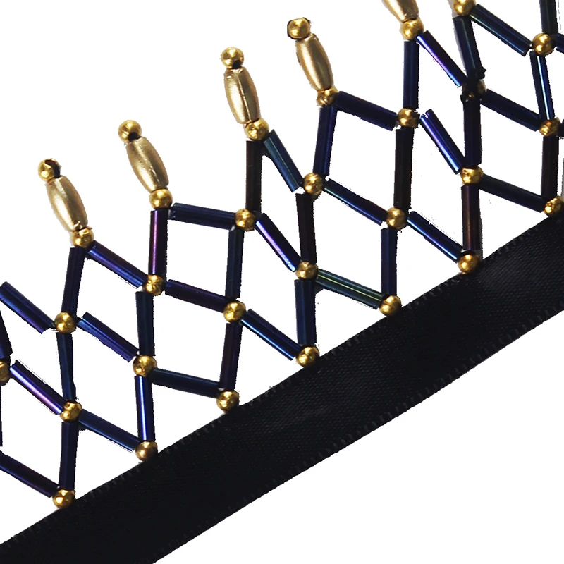 10 ярдов плетеная лента с бахромой и бусинами отделка кружевной лентой Кружевная