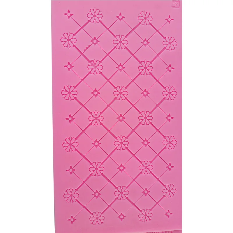 Кружевная Свадебная торта Aomily силиконовая красивая декоративная форма для