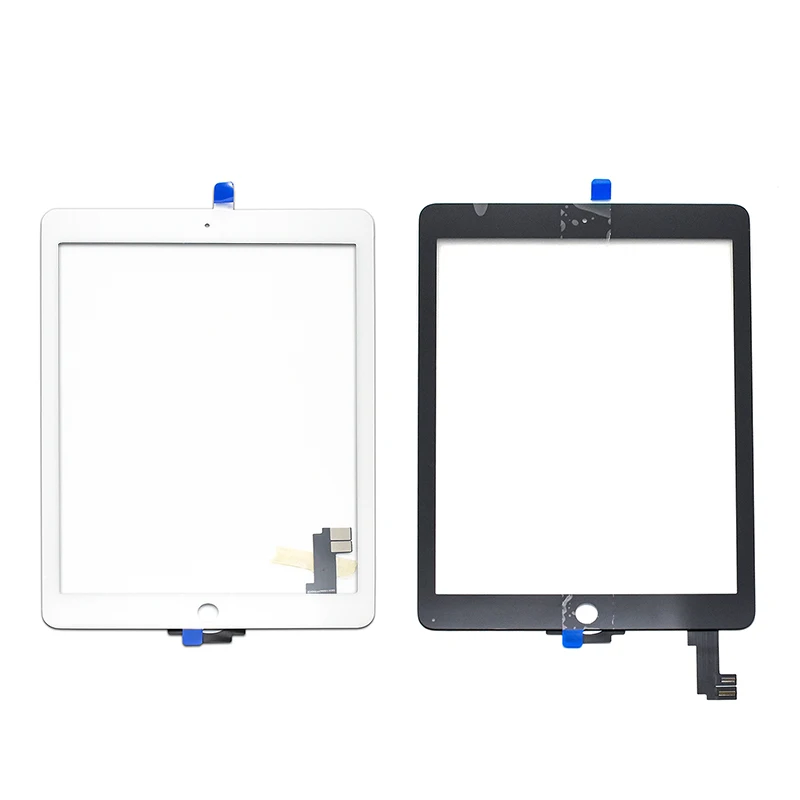 50 шт./лот для iPad Air 2 A1567 A1566 сменный сенсорный экран дигитайзер Стекло Белый
