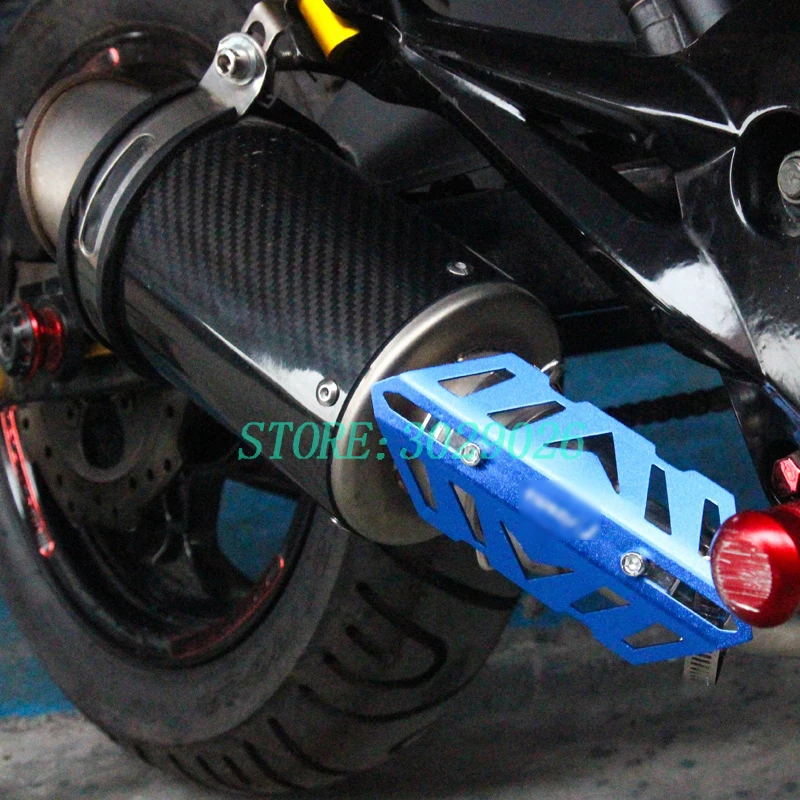 Защитный кожух выхлопной глушителя мотоцикла из нержавеющей стали для моделей TMAX530 CB400 CBR300 Z250 Z750.