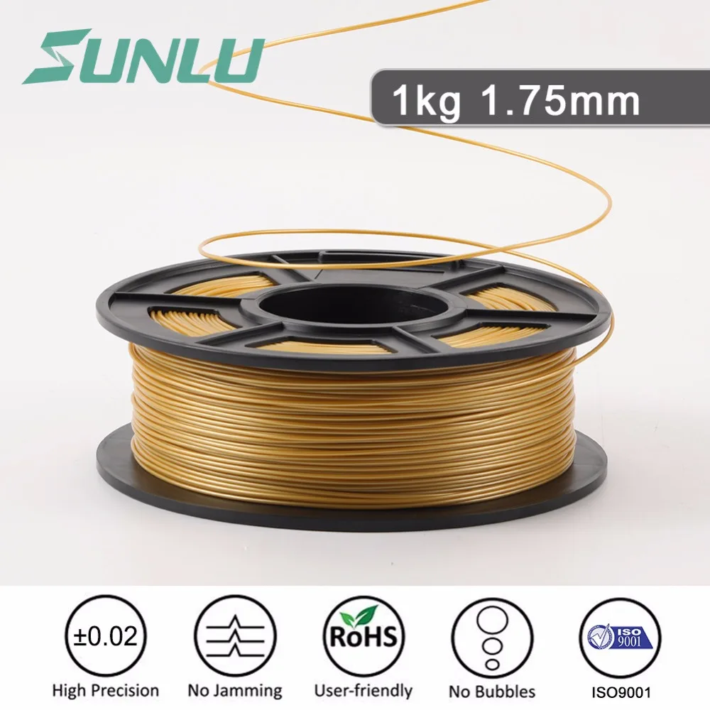 SUNLU Excellent impact strength abrasion performance abs plastic abs material price 3d printer filament 3d filament 1.75mm