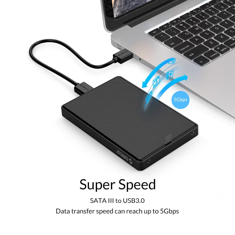 Чехол для жесткого диска ORICO 2 5 дюйма внешний корпус с полной сеткой Гбит/с USB 3 0 |