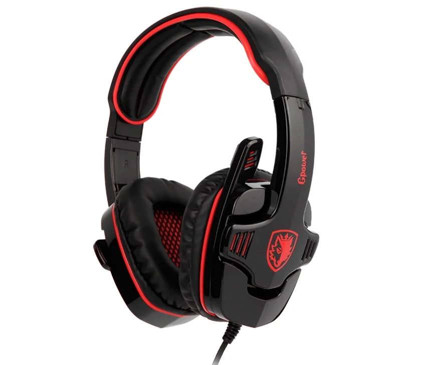 SADES GPOWER игровая гарнитура мм 3 5 геймер наушники стерео звук всенаправленный