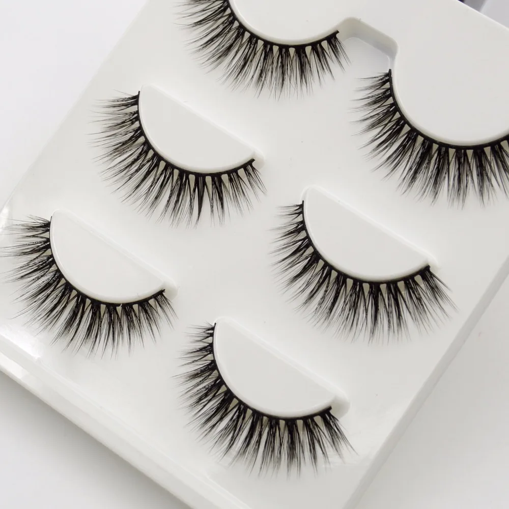 Искусственные светлые мерные ресницы Visofree конические среднего объема Lashes11 стили