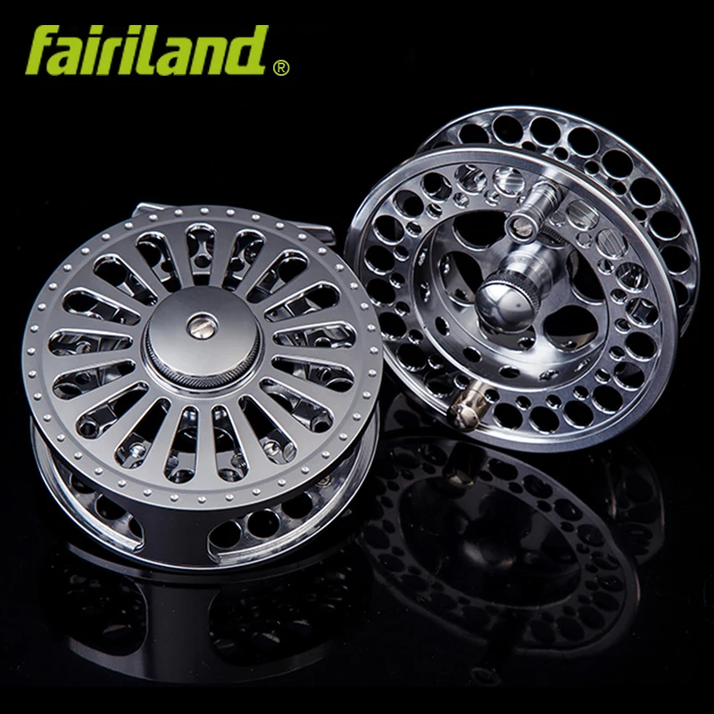 100 мм (7/8) Fly reel с запасной катушкой Прецизионная обработанная комбинированная из